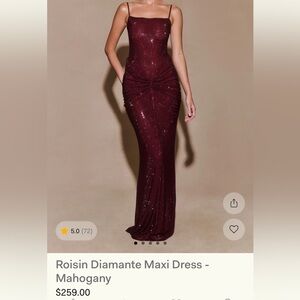 Meshki Roisin Diamanté Maxi Dress